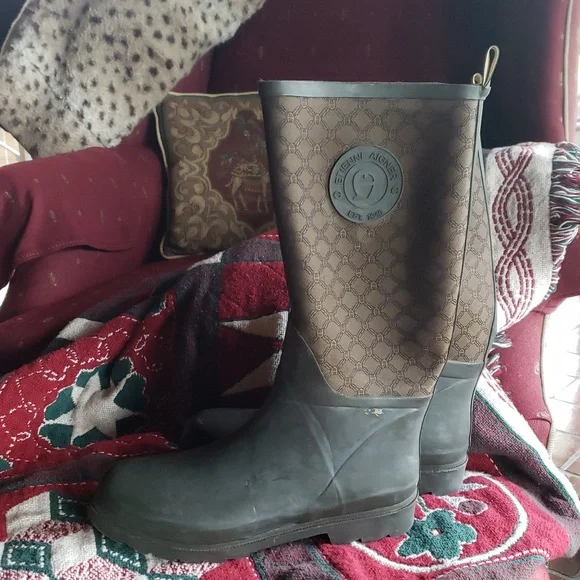 ETIENNE AIGNER E-Wakely Rain Boots / Wellingtons - Designer - 10M  - GVC - Picture 7 of 13